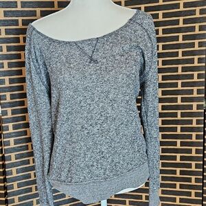 Independent Trading Co. Premium Off Shoulder Sweatshirt French Terry EUC Lrg